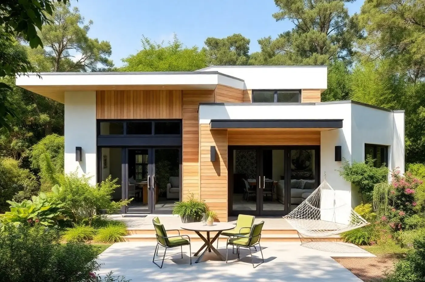 Belle maison ecologique en bois